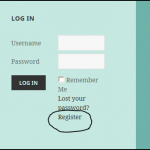Register screenshot